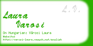 laura varosi business card