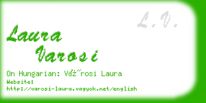 laura varosi business card